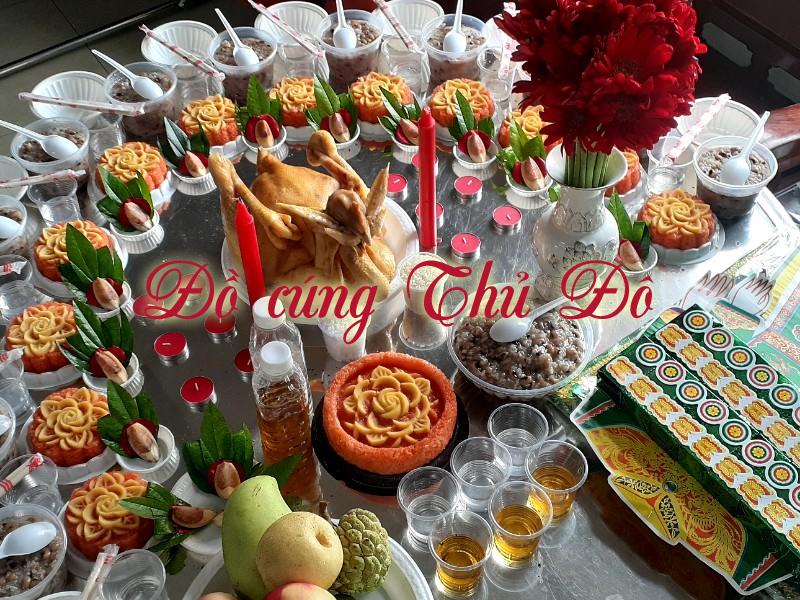 mâm cúng đầy tháng tại Hà Đông 3